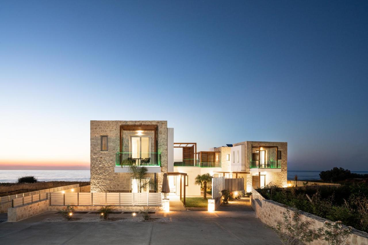Beachfront Nymphes Aigli, Brand New Villa With Pool, Children Area & Bbq Skaleta Exterior photo