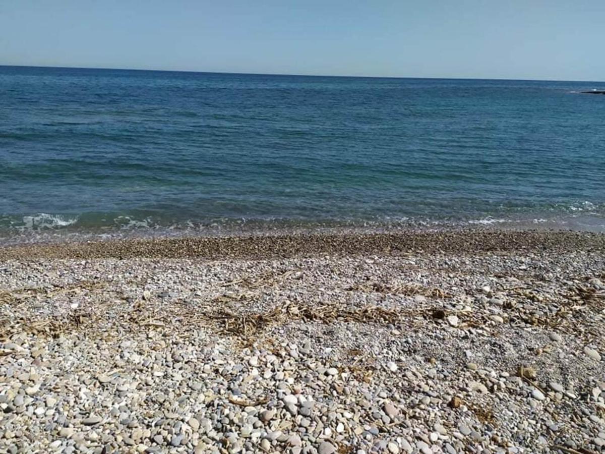 Beachfront Nymphes Aigli, Brand New Villa With Pool, Children Area & Bbq Skaleta Exterior photo